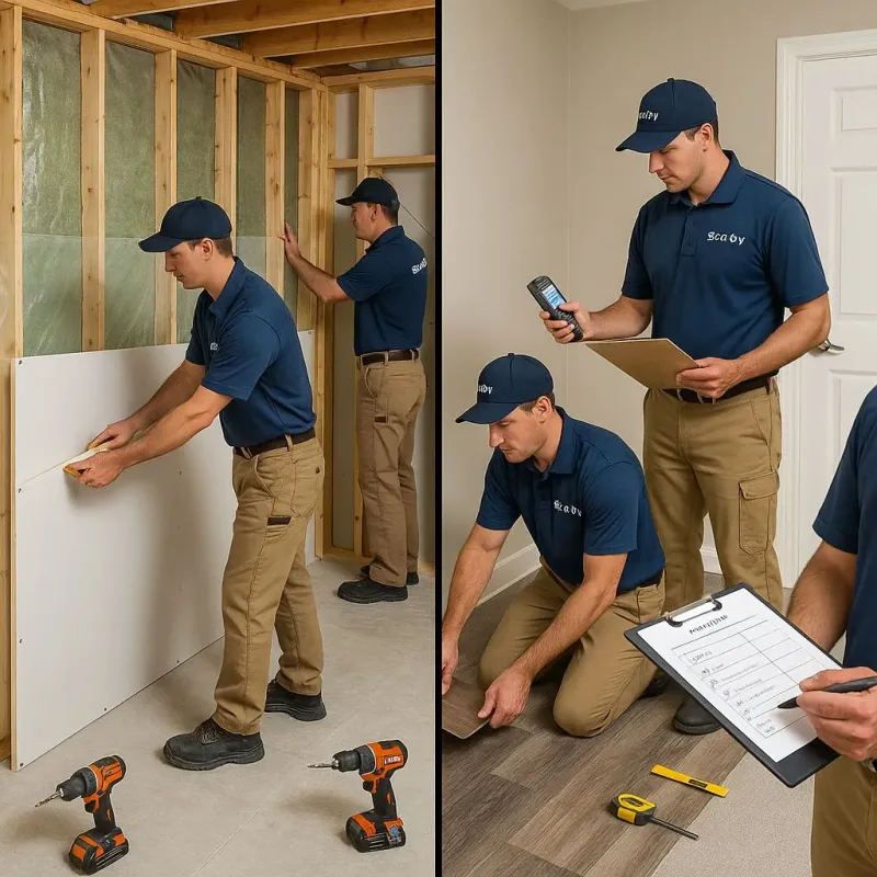 Repairs and Reconstruction process in Grambling, LA